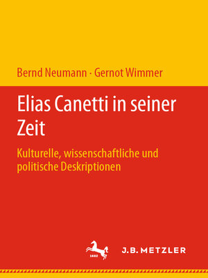 cover image of Elias Canetti in seiner Zeit